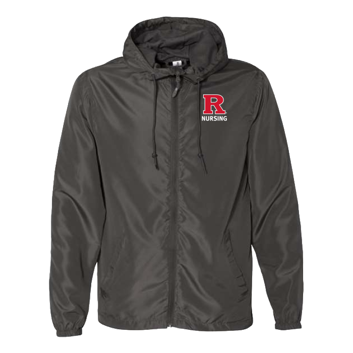 Lightweight Windbreaker Full Zip Jacket 