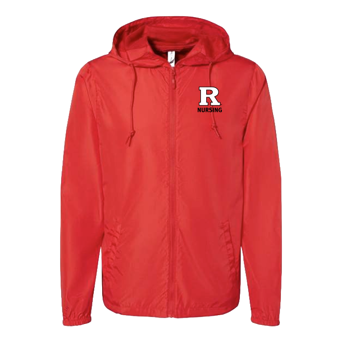 Lightweight Windbreaker Full Zip Jacket 