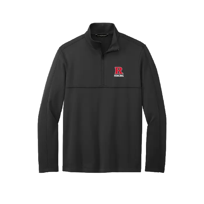 Fencing Port Authority Smooth Fleece 1/4-Zip Rutgers Fencing