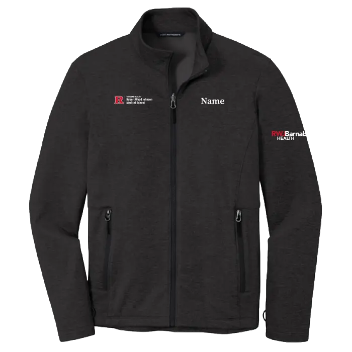 RWJMS Barnabas Port Authority Collective Striated Fleece Jacket RWJMS Barnabas