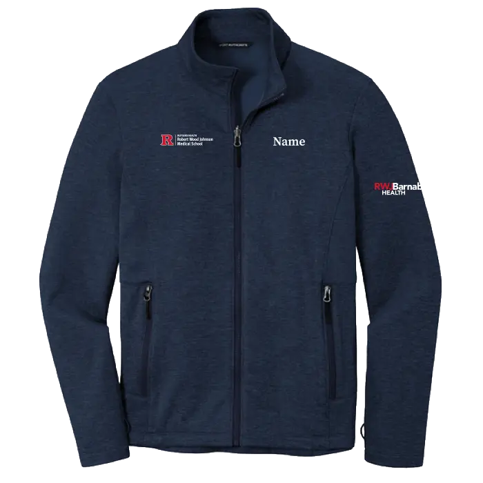 RWJMS Barnabas Port Authority Collective Striated Fleece Jacket RWJMS Barnabas