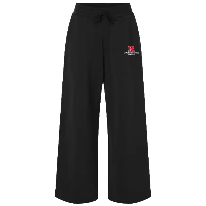 Newark Graduate School Women's French Terry Wide Leg Pants Rutgers Newark Graduate School