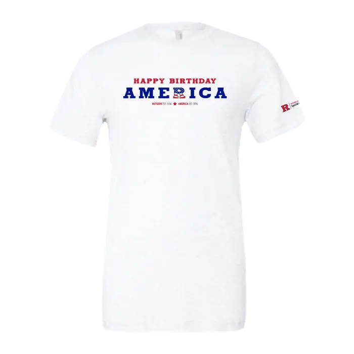 Happy Birthday America Unisex Triblend T-Shirt USA 250 Collection