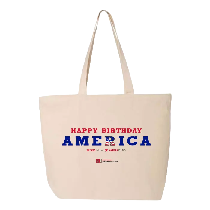 Happy Birthday America Zippered Tote USA 250 Collection