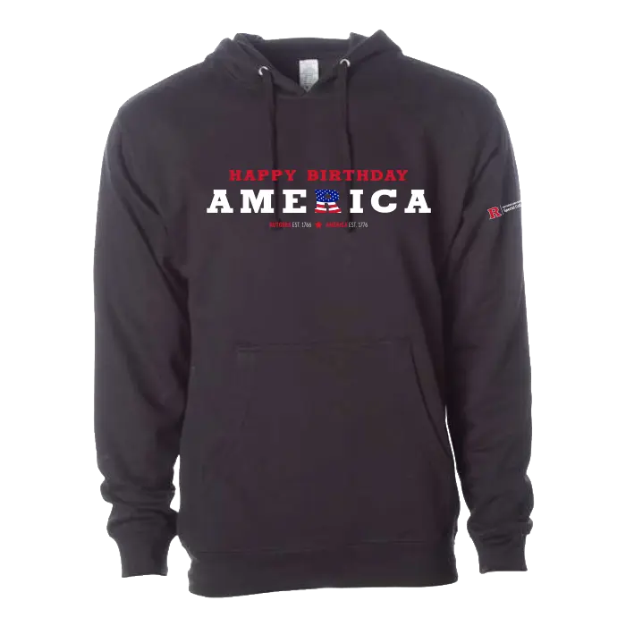 Happy Birthday America Unisex Midweight Hooded Sweatshirt USA 250 Collection