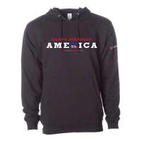 Happy Birthday America Unisex Midweight Hooded Sweatshirt USA 250 Collection