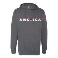 Happy Birthday America Unisex Midweight Hooded Sweatshirt USA 250 Collection