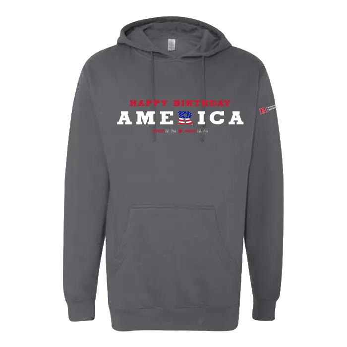 Happy Birthday America Unisex Midweight Hooded Sweatshirt USA 250 Collection