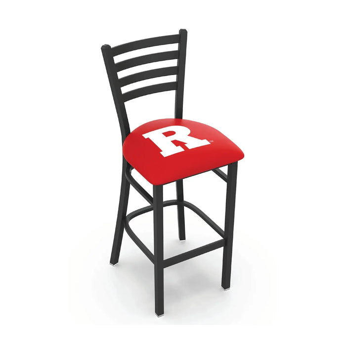 Rutgers University Scarlet Knights Stationary Bar Stool | Rutgers Scarlet Knights Stationary Bar Stool Holland Game Room