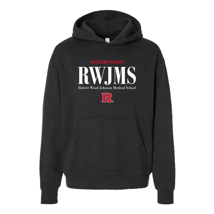 RWJMS Avenue Hooded Sweatshirt Robert Wood Johnson Medical School