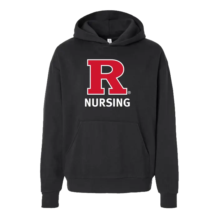 Nursing Unisex Avenue Hooded Sweatshirt Rutgers School of Nursing