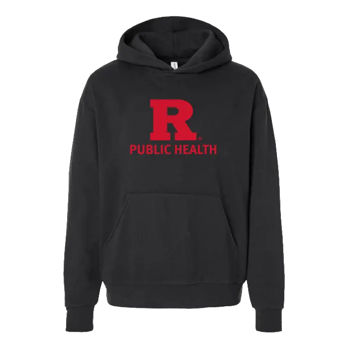 Public Health Unisex Avenue Midweight Hooded Sweatshirt Rutgers Public Health