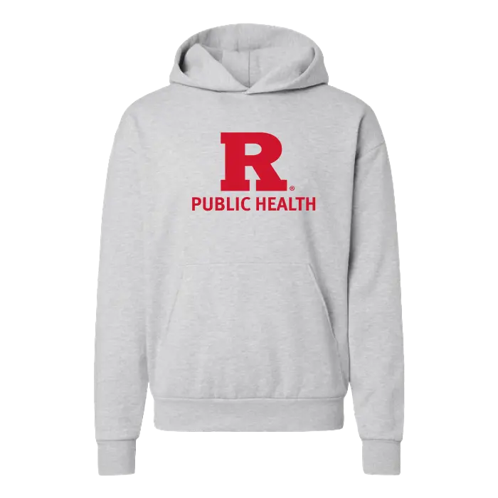 Public Health Unisex Avenue Midweight Hooded Sweatshirt Rutgers Public Health