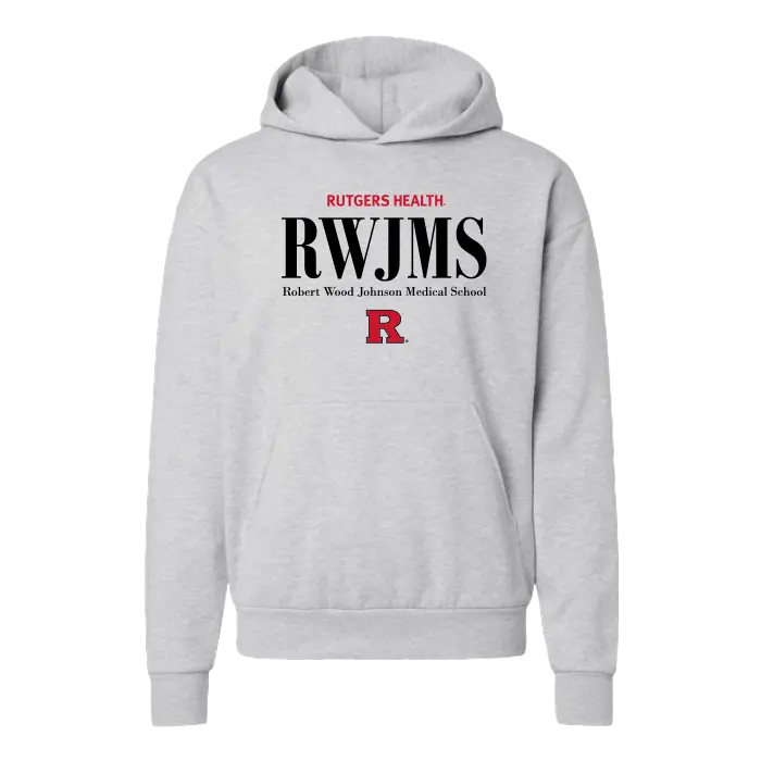 RWJMS Avenue Hooded Sweatshirt Robert Wood Johnson Medical School