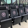 SuiteMax 3.5 VIP Seats with Rutgers Scarlet Knights Red R Logo Zipchair