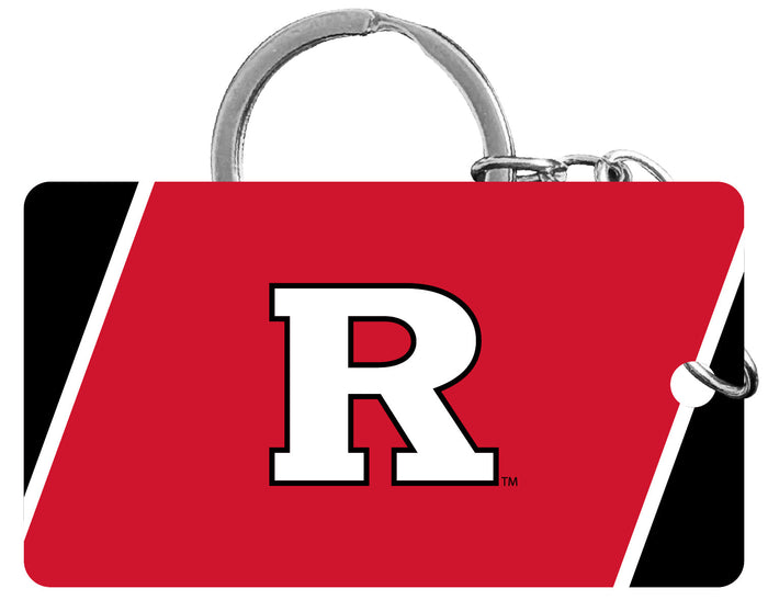 Rutgers Scarlet Knights Acrylic Keychain 1.5" x 2.75" Officially Licensed Collegiate Product