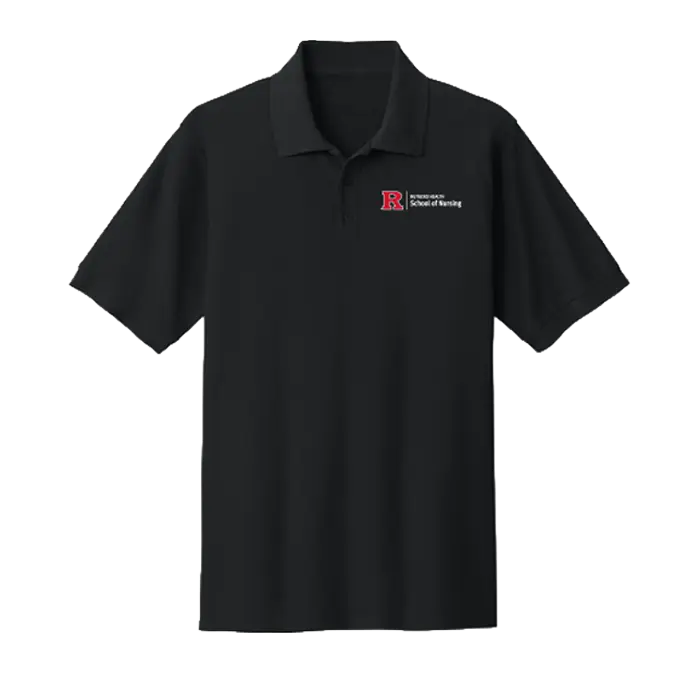Core Blend Pique Polo Rutgers School of Nursing