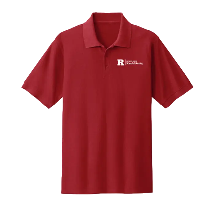 Core Blend Pique Polo Rutgers School of Nursing