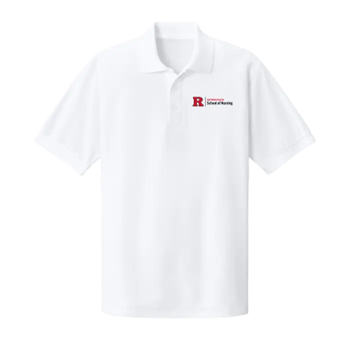 Core Blend Pique Polo Rutgers School of Nursing