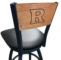 Rutgers Scarlet Knights L038 Laser Engraved Bar Stool by Holland Bar Stool Holland Game Room