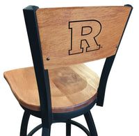 Rutgers Scarlet Knights L038 Laser Engraved Bar Stool by Holland Bar Stool Holland Game Room