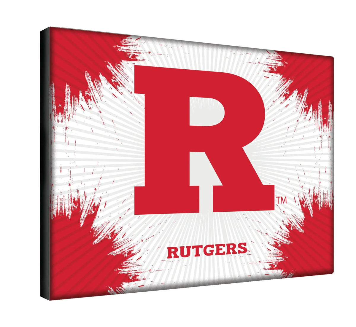 Rutgers Scarlet Knights Logo Wall Decor Canvas Holland Game Room
