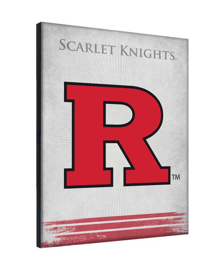 Rutgers Scarlet Knights Logo Wall Decor Canvas  Wall Decor