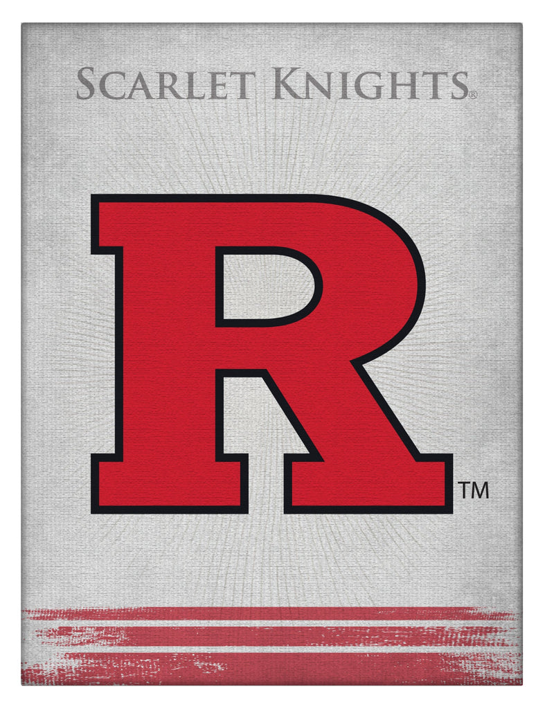 Rutgers Scarlet Knights Logo Wall Decor Canvas  Wall Decor