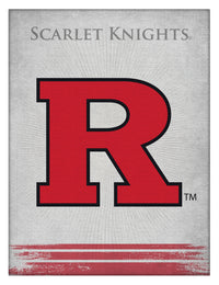 Rutgers Scarlet Knights Logo Wall Decor Canvas  Wall Decor