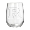 Rutgers Scarlet Knights 17 oz. Stemless Wine Glass Great American