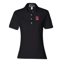 Rutgers Family Port & Co Women's Core Blend Pique Polo Rutgers Family