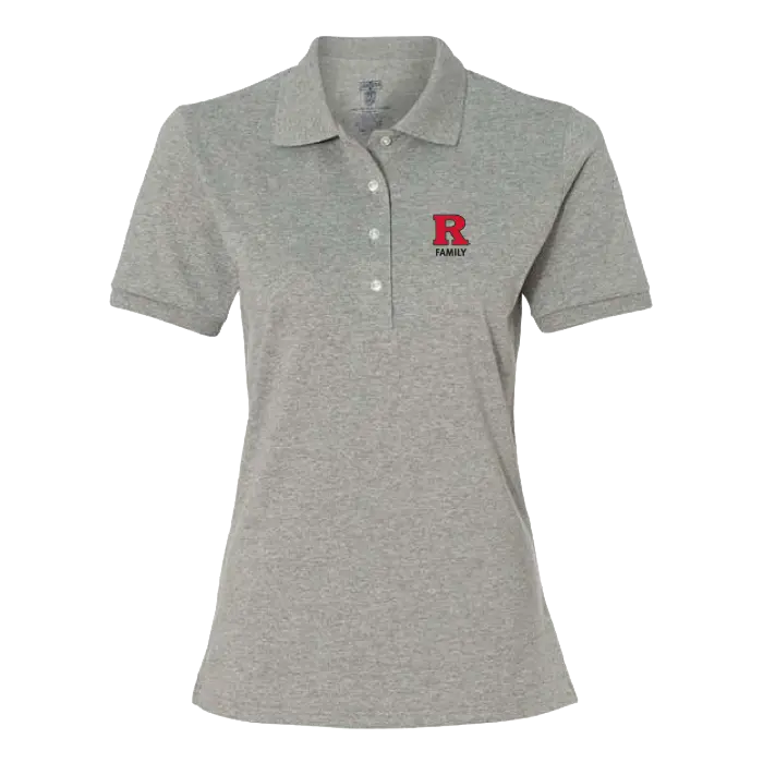 Rutgers Family Port & Co Women's Core Blend Pique Polo Rutgers Family