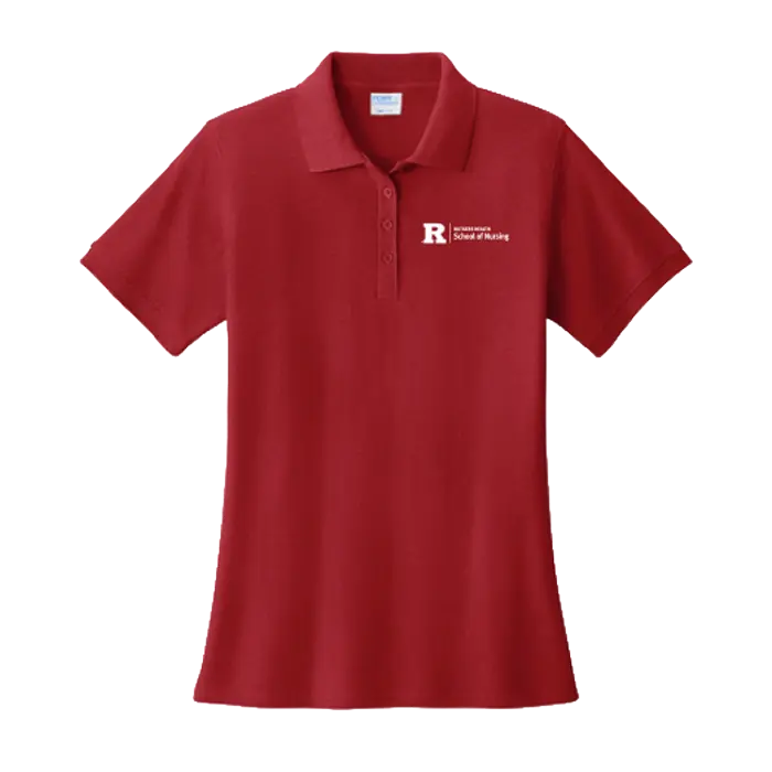 Women's Core Blend Pique Polo Rutgers School of Nursing