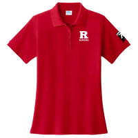 70th Anniversary of Nursing Port & Co Women's Core Blend Pique Polo Rutgers School of Nursing