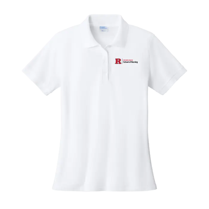 Women's Core Blend Pique Polo Rutgers School of Nursing