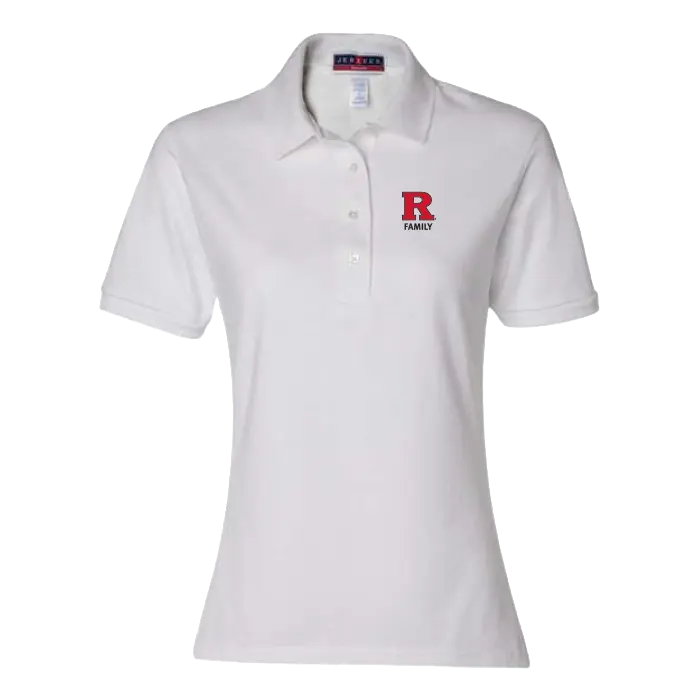 Rutgers Family Port & Co Women's Core Blend Pique Polo Rutgers Family