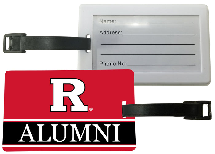 Rutgers Scarlet Knights Luggage Tag Alumni Design Officially Licensed