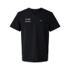OTD Men's Holmes Everyday 1-Pocket Scrub V-Neck Top Rutgers OTD