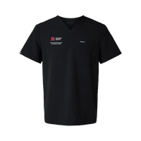 OTD Men's Holmes Everyday 1-Pocket Scrub V-Neck Top Rutgers OTD