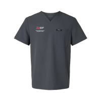 OTD Men's Holmes Everyday 1-Pocket Scrub V-Neck Top Rutgers OTD