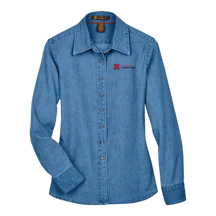 Newark Graduate School Women's Denim Shirt Rutgers Newark Graduate School