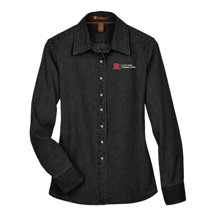 Newark Graduate School Women's Denim Shirt Rutgers Newark Graduate School