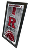 Rutgers Scarlet Knights Logo Basketball Mirror Holland Game Room