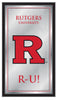 Rutgers Scarlet Knights Logo Fight Song Mirror  Wall Decor