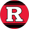 Rutgers Scarlet Knights Stripe Design 4-Inch Round Shape NCAA High-Definition Magnet R & R INC.