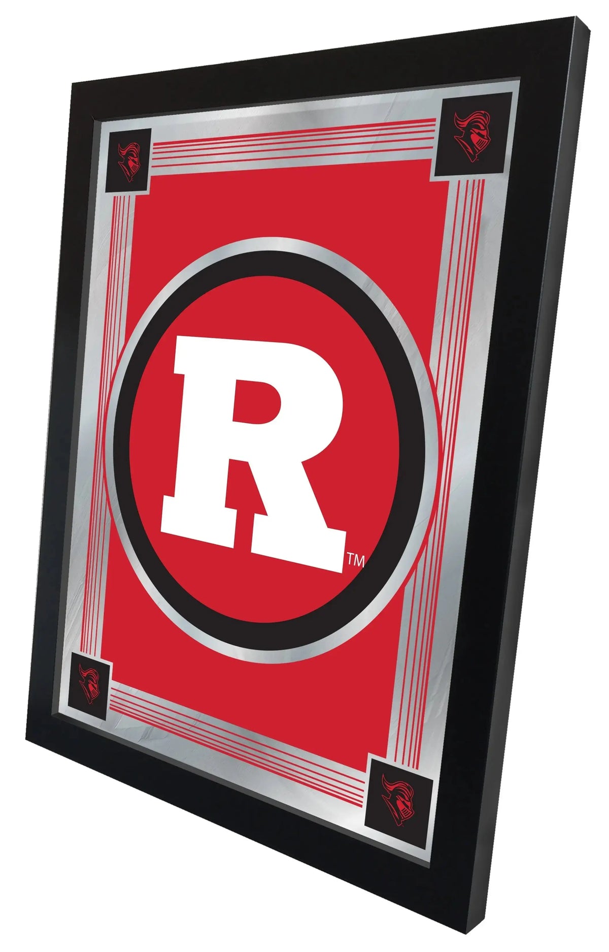 Rutgers Scarlet Knights Logo Mirror Holland Game Room