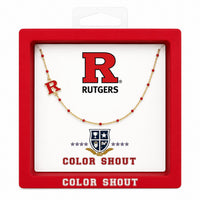 Rutgers Scarlet Knights Side Logo Necklace  Necklace