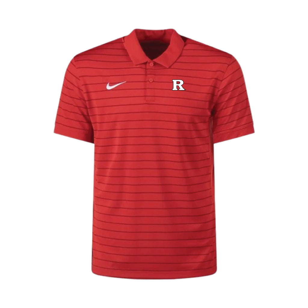 Embroidered Nike "R Bar" Striped Polo Knight & Day Apparel
