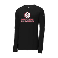 Golf Nike Dri-FIT Cotton/Poly Long Sleeve Tee Rutgers Golf Association