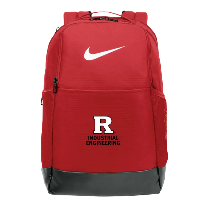 Industrial Engineering Nike Brasilia Medium Backpack Rutgers Industrial Engineering